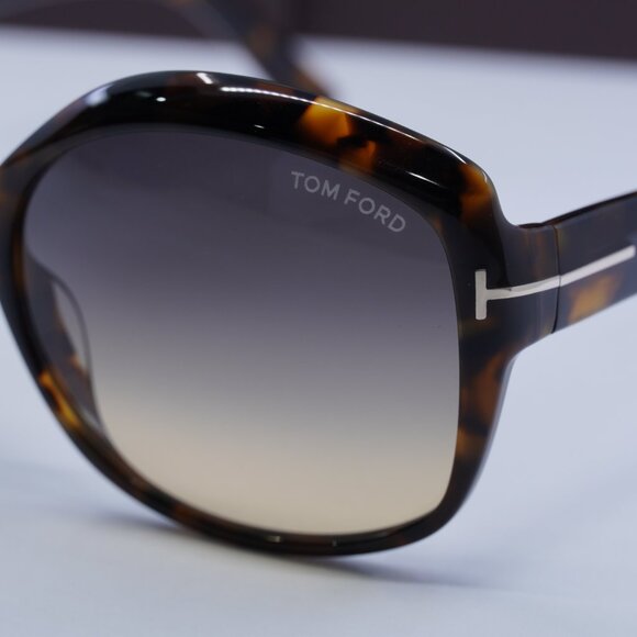 Tom Ford Chiara-02 FT0919 55B Butterfly Sunglasses - Havana/Smoke main image 5